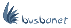 Logo de una empresa de autobuses